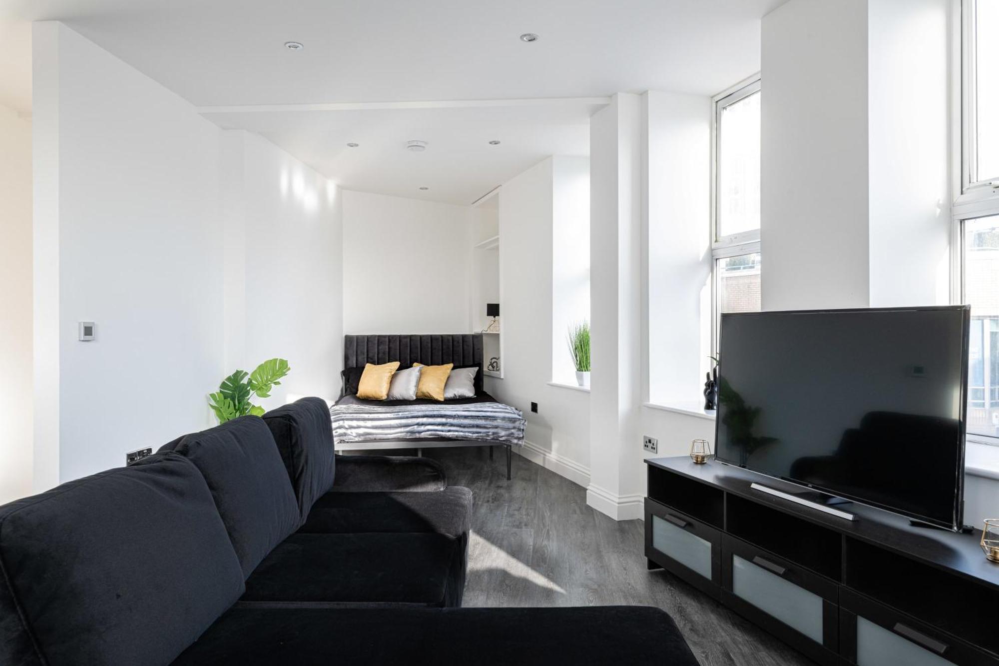 Stylish Central Studio Apartment Modern Luxury Hove Buitenkant foto