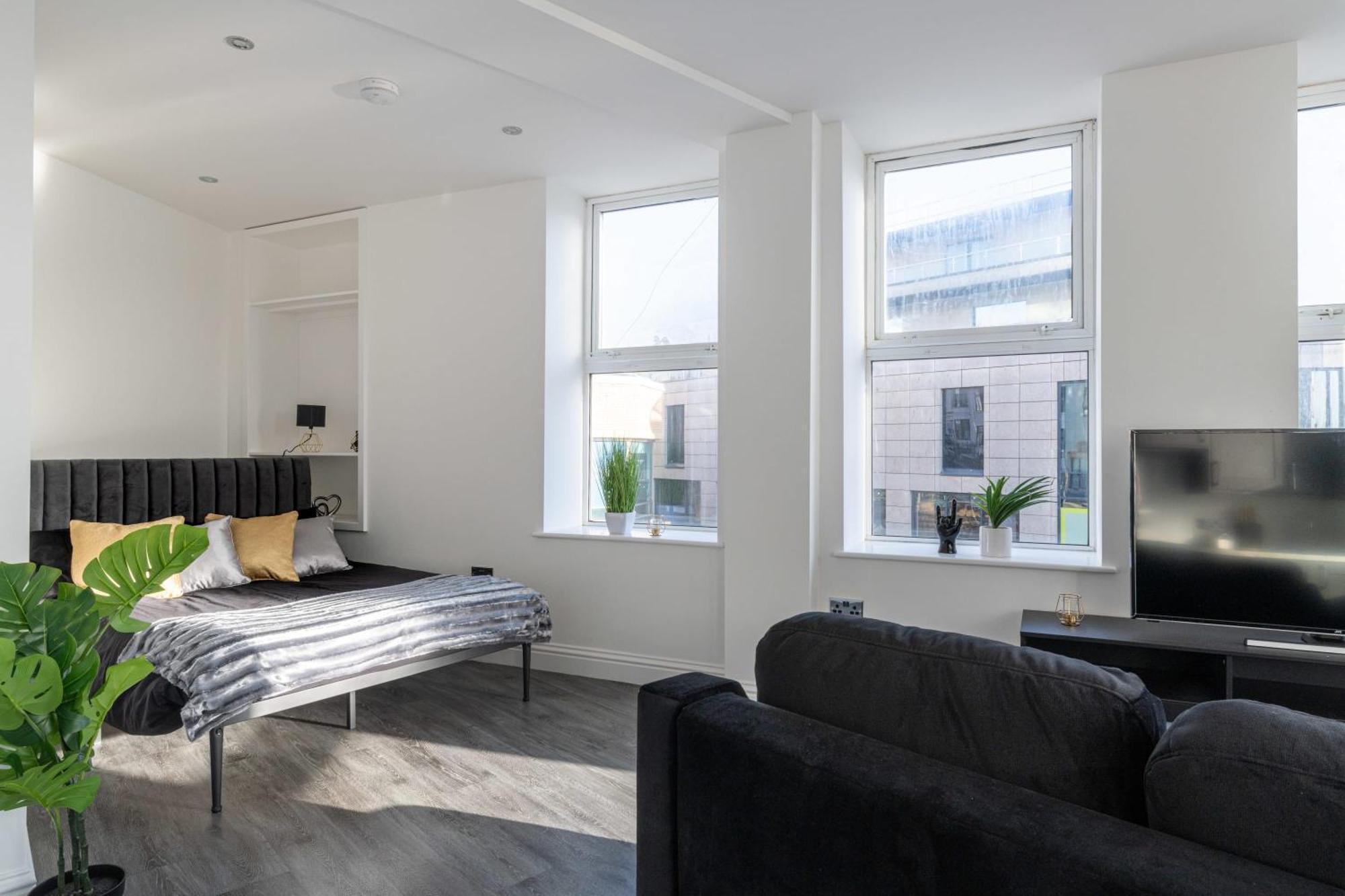 Stylish Central Studio Apartment Modern Luxury Hove Buitenkant foto