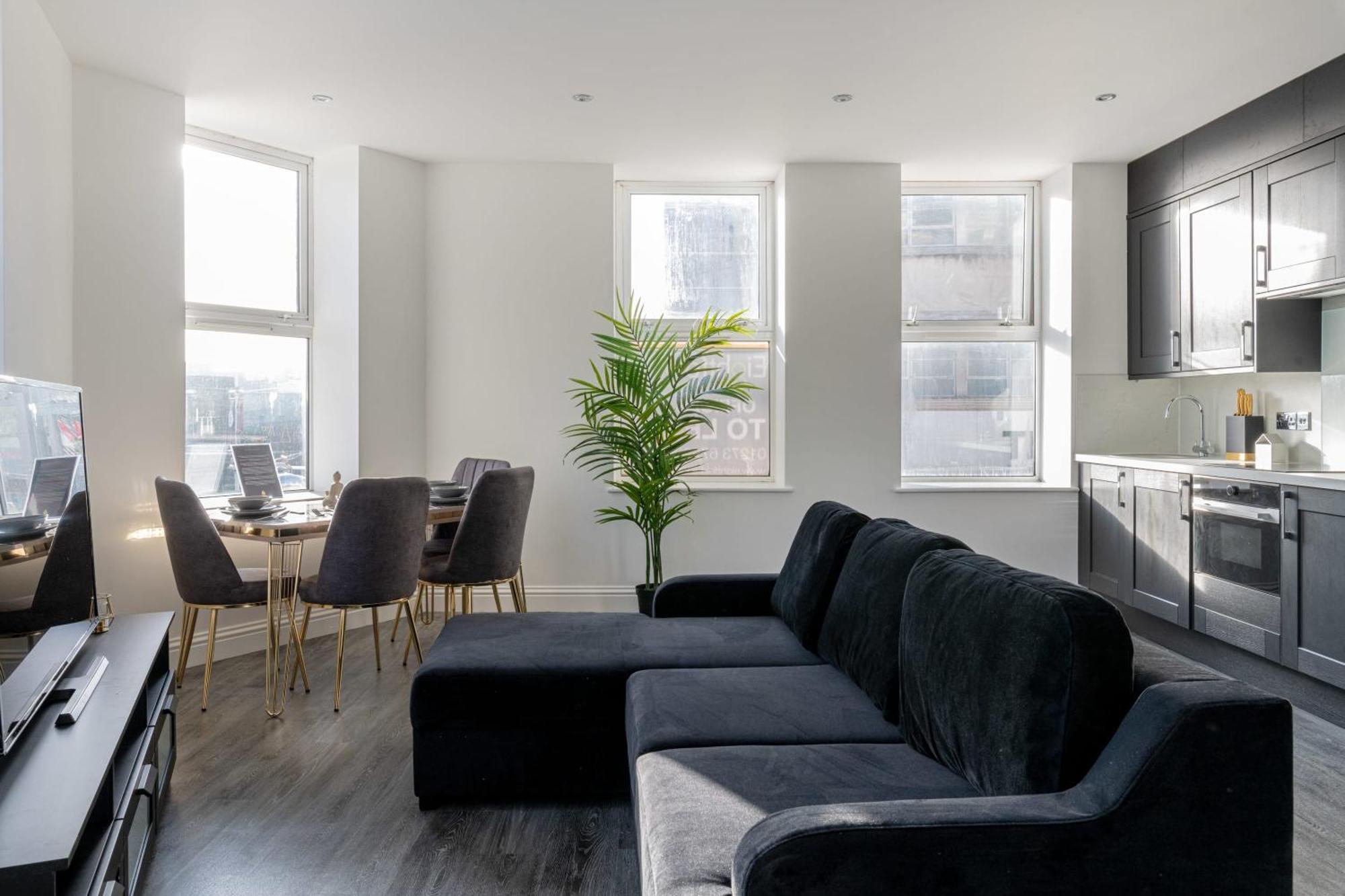 Stylish Central Studio Apartment Modern Luxury Hove Buitenkant foto