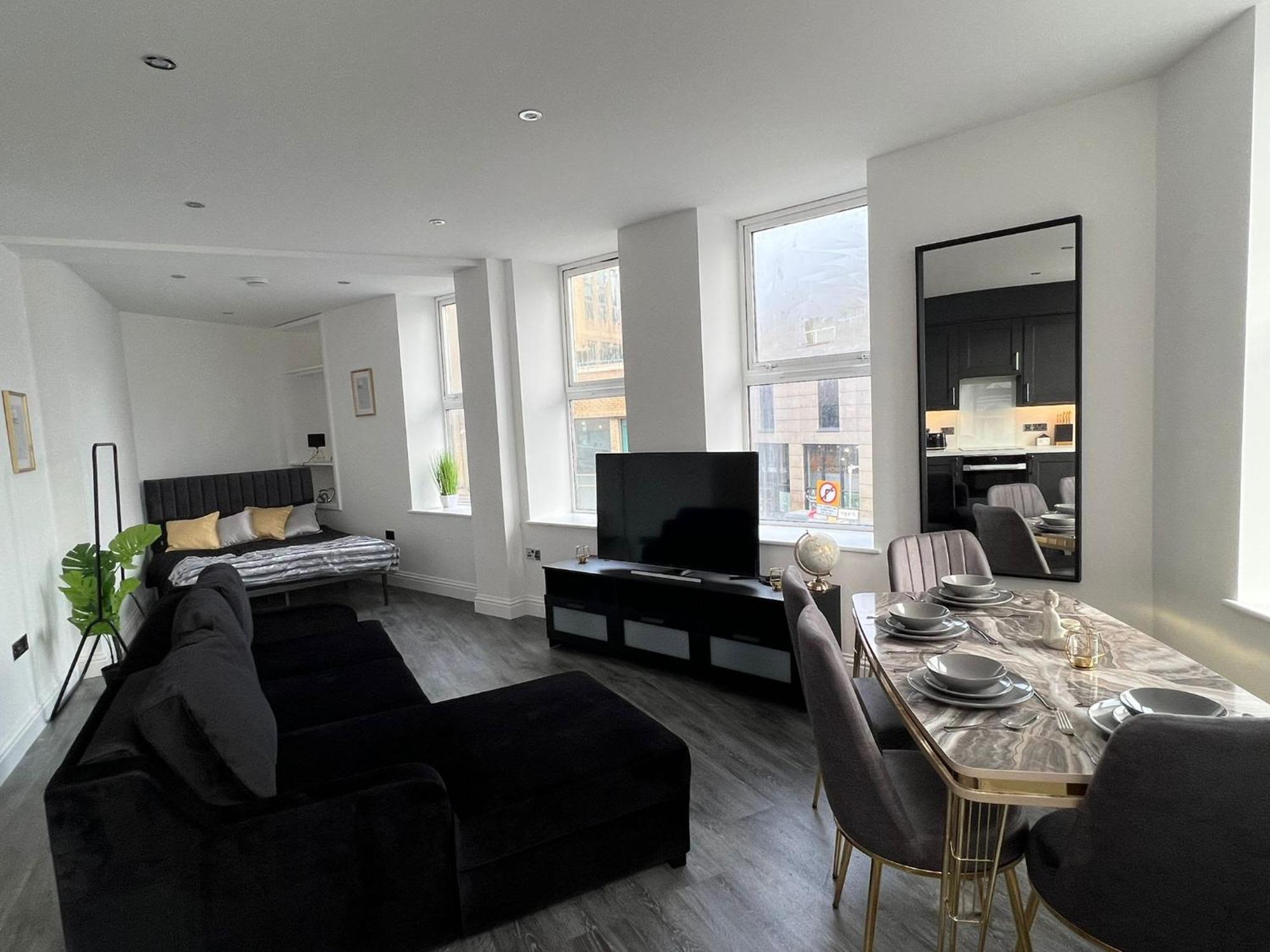 Stylish Central Studio Apartment Modern Luxury Hove Buitenkant foto