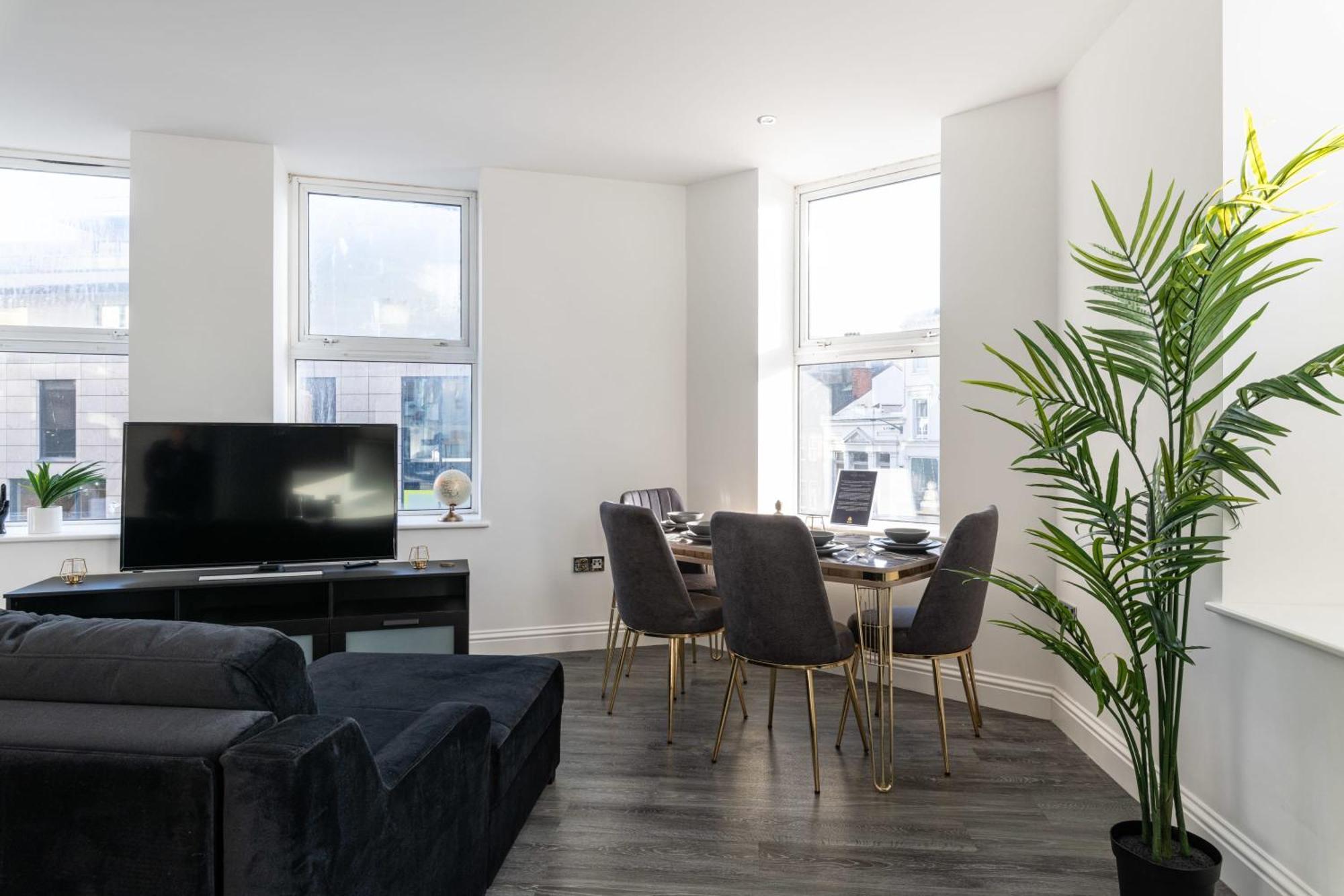 Stylish Central Studio Apartment Modern Luxury Hove Buitenkant foto